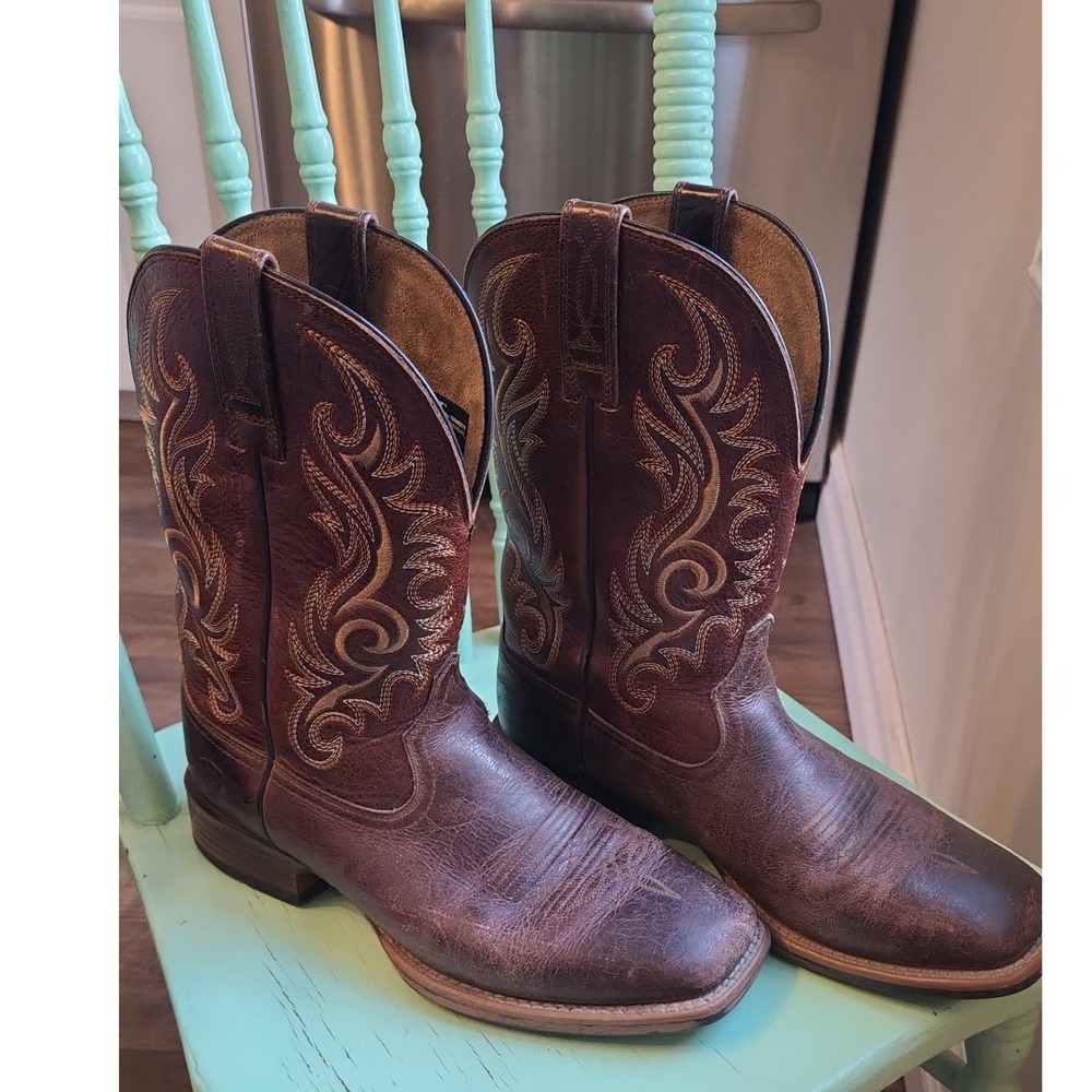 Ariat Men's Lasco Ultra Western Boots - Bar Top Brown Cowboy Boots Size 8EE